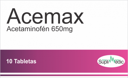 Acemax – Acetaminophen 650 mg – 10 Tab