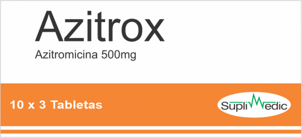 Azitrox – Azithromycin 500 mg – 10 x 3 Tab