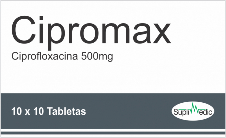 Cipromax – Ciprofloxacin 500 mg – 10 x 10 Tab