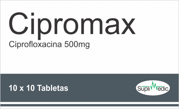Cipromax – Ciprofloxacin 500 mg – 10 x 10 Tab