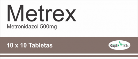 Metrex – Metronidazole 500 mg – 10x10 Tab