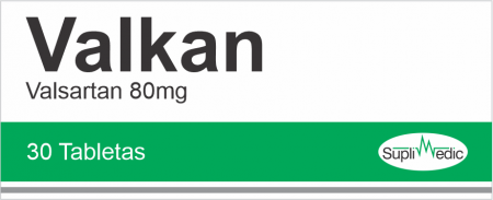 VALKAN Valsartan 80mg 30 Tab